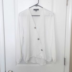 Cream Colored Blouse Loose Fitting